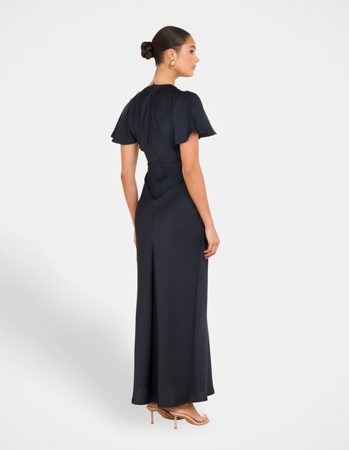 Natasia Flutter Sleeve Maxi